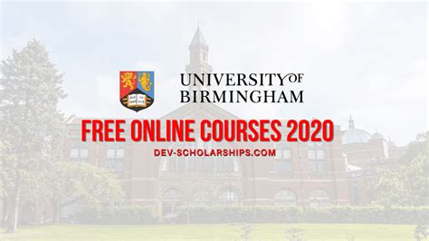 birmingham uni online courses